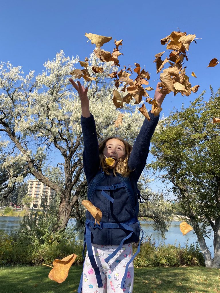 Day 40 10/9 Idaho Falls Downtown, new trailer tires Carolina Stefano